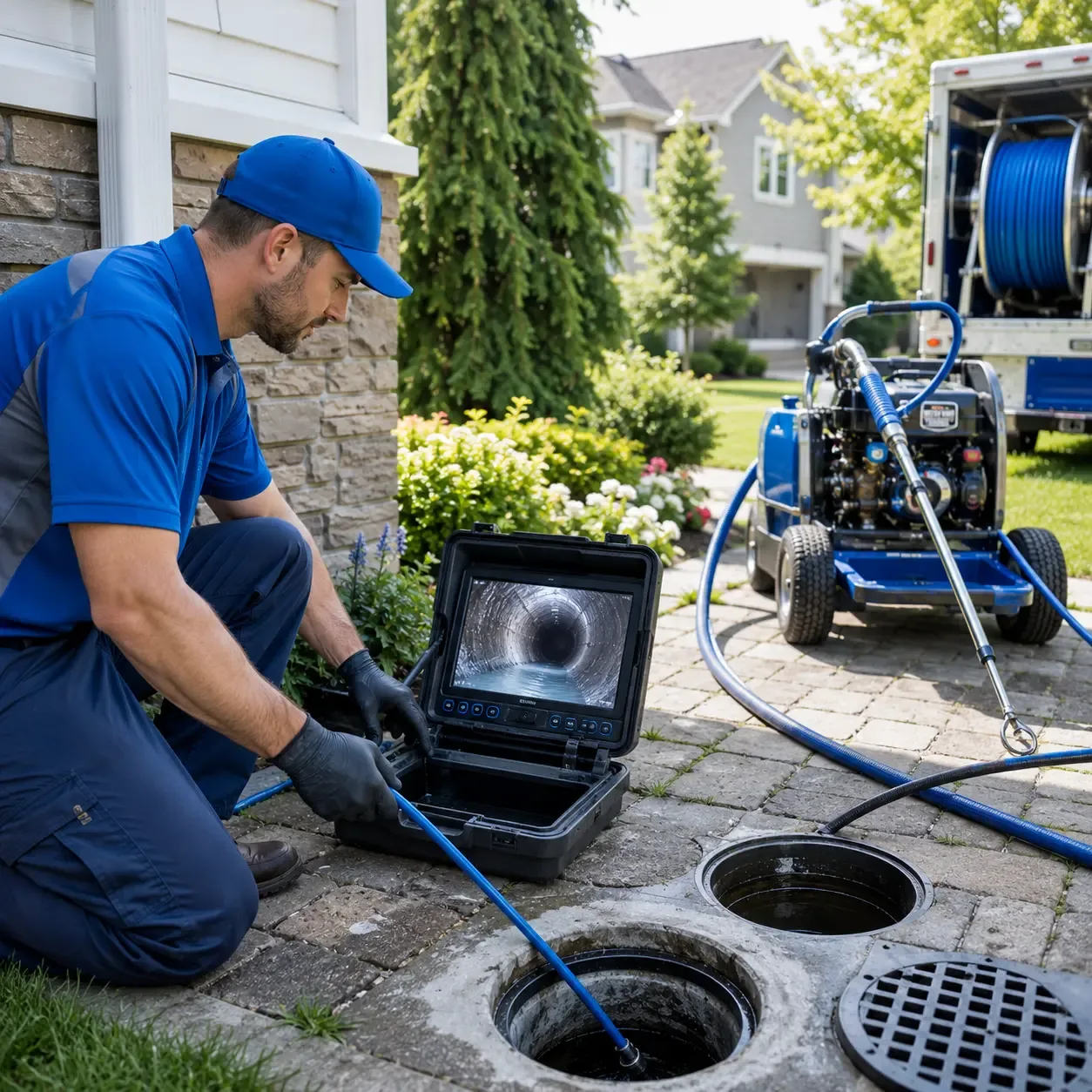 Outdoor drain cleaning professionals serving Wilson, NY